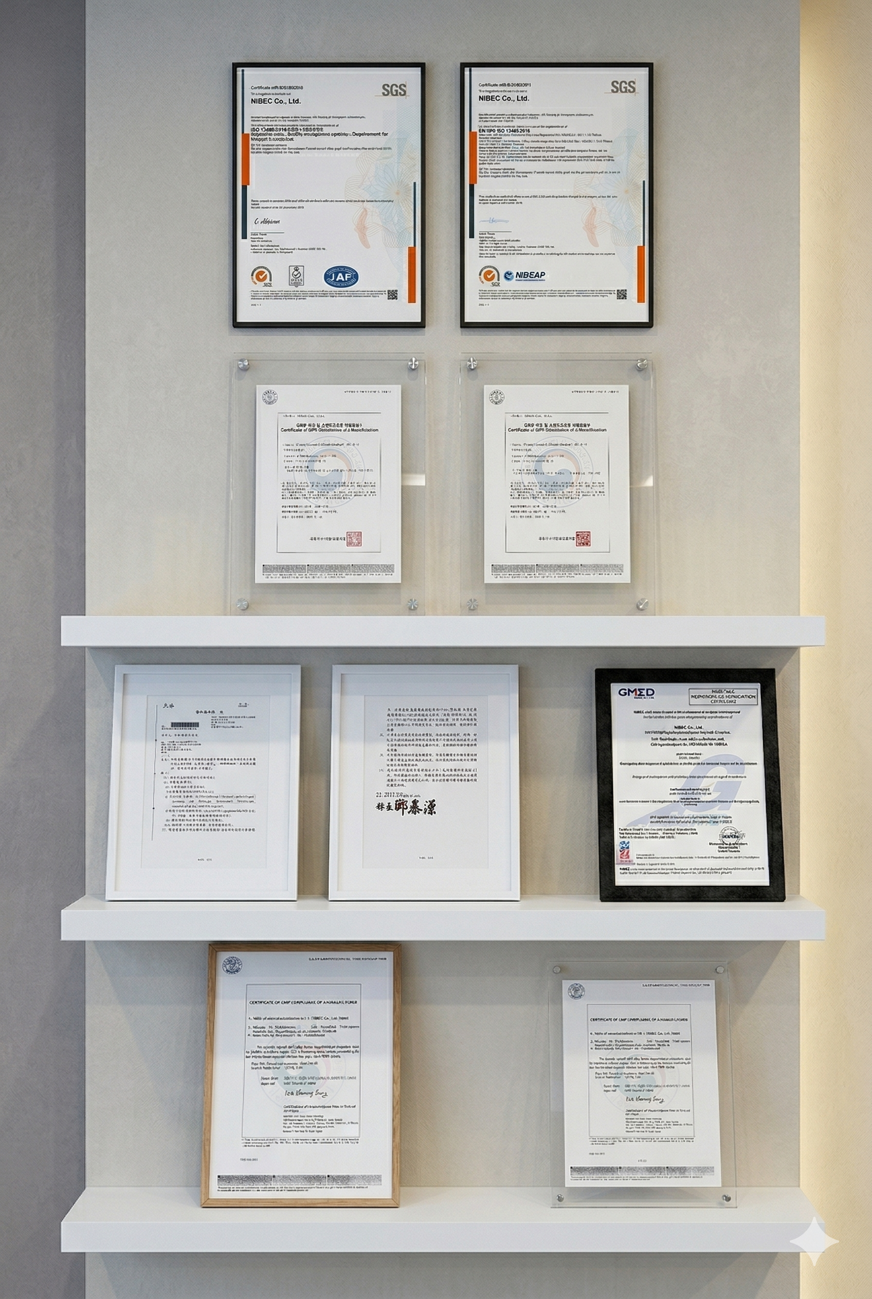 글로벌 인증 현황